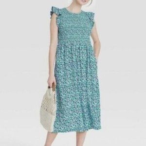 A New Day Floral Midi Dress